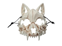 2026rebe-máscara De Dragón Dios Hombre Lobo Para Halloween Mascara De Esqueleto Animal Cosplay Resina Unisex Fiesta Escenario