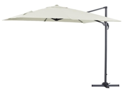 Cuadrado de aluminio Sun 3 del parasol del lado del jardín hábitat y jardín crudos de 3 x 3 M
