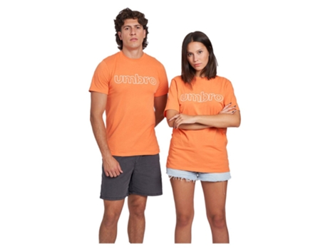 Camiseta de Hombre para Fútbol UMBRO Linear Logo Graphic Naranja (M)
