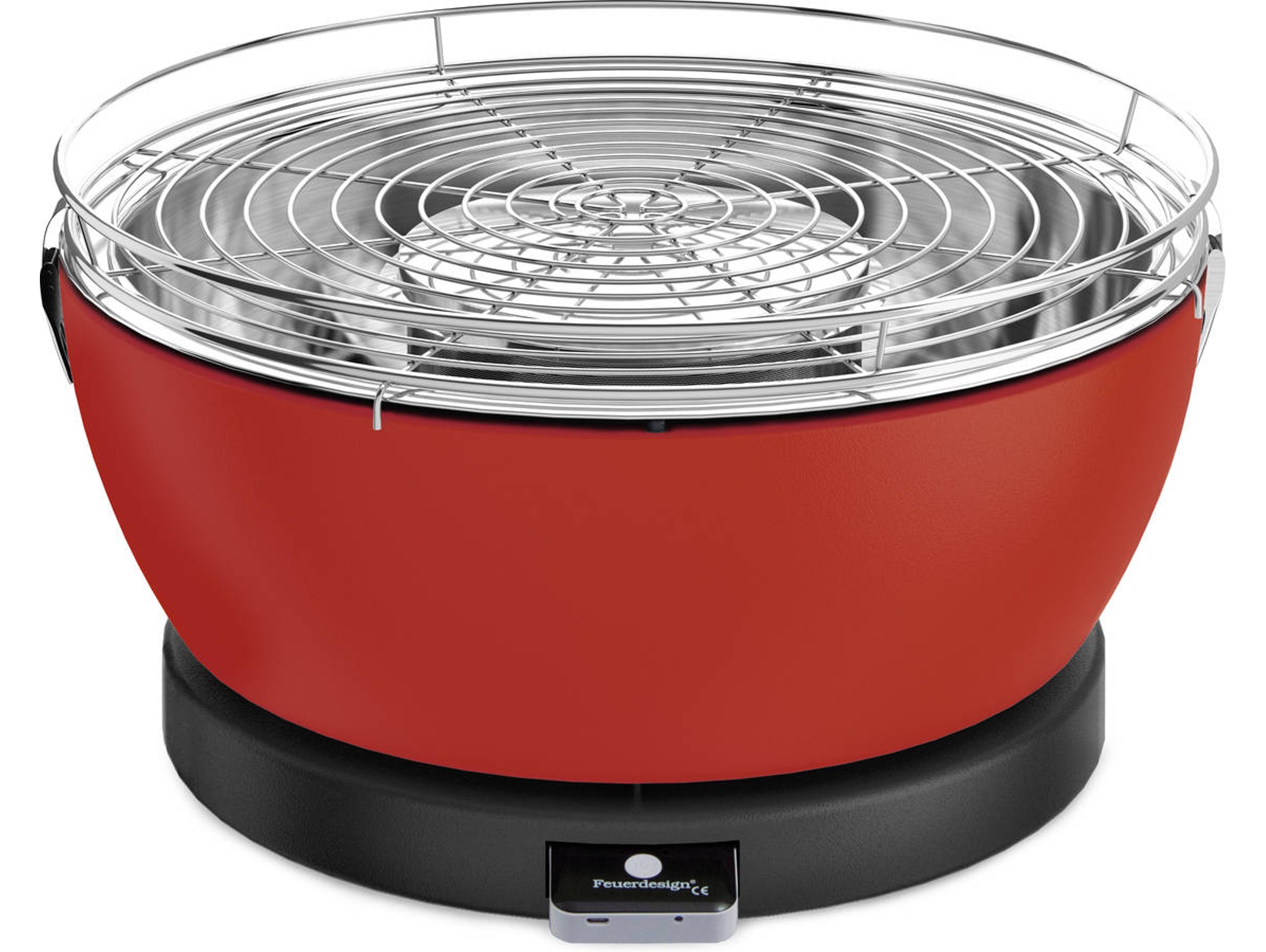 Barbacoa a Carbón FEUERDESIGN Vesuvio Rojo