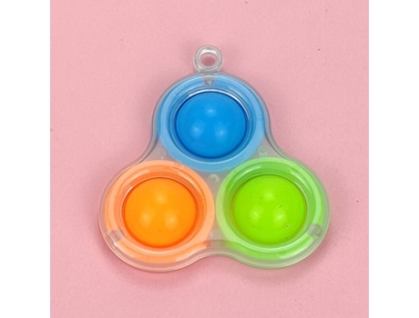 Simpl gantungan kunci peredup aksesori jimat mainan untuk pria wanita anak-anak sederhana gantungan kunci antistress cincin hadiah mainan fidget