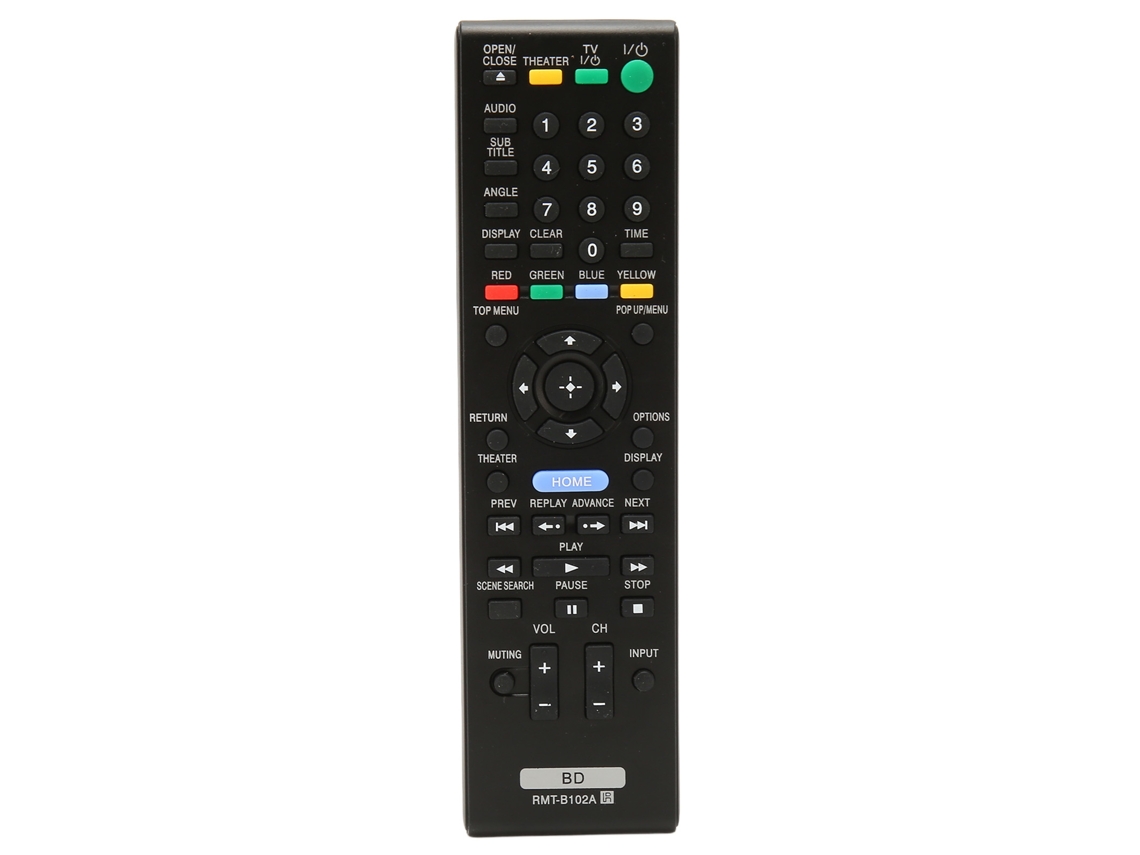 Control Remoto De Repuesto Rmt B102a Para Reproductores De Dvd Bdp S350 S350b S780 S550 Bx1