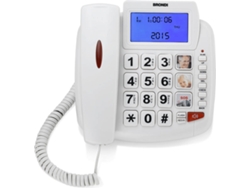 Teléfono Fijo BRONDI Bravo 90 Blanco