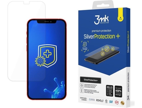 Protector Cristal Templado Apple Apple iPhone 12 Mini 3MK Antibacteriano