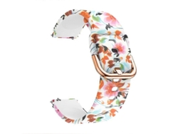 Pulsera de silicona con estampado de huella de pata blanca para Xiaomi Haylou LS01