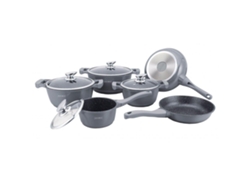 Conjunto de Sartén y Olla ROYALTY LINE (6 Ollas - Gris)