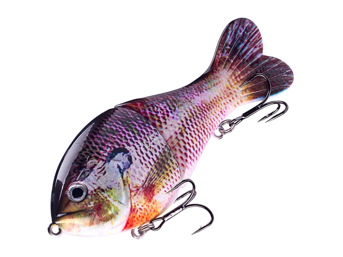 Señuelo Artificial Glide Jointed Swimbait De 13 Cm Para Pesca Con Anzuelo Triple Resistente.