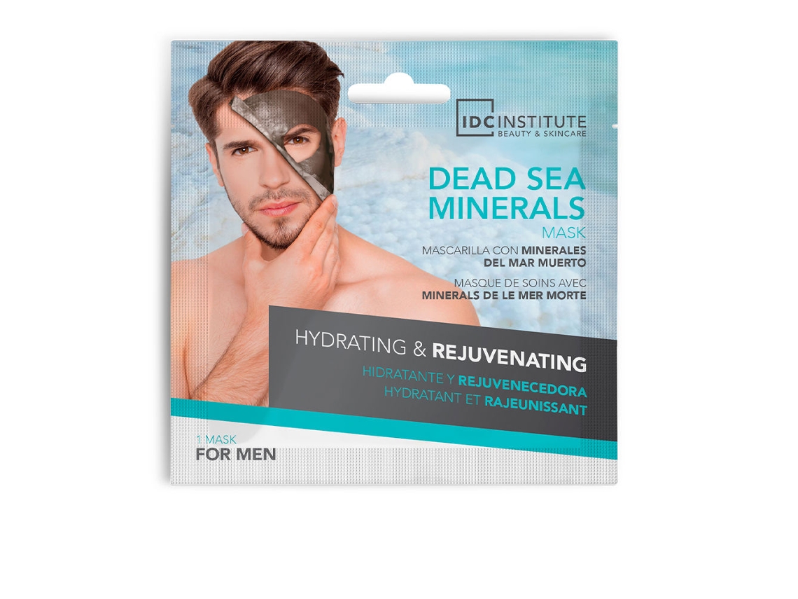 Mascarilla Facial IDC Minerales del Mar Muerto Hombres (1 un)
