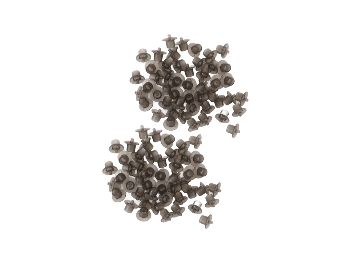 100 recipientes de plástico para cría de abeja reina, 19x19x16 mm, sin marca.