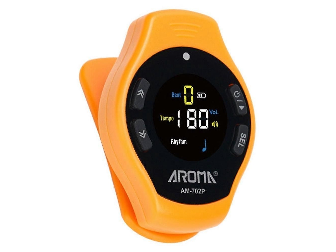 Relógio Metrônomo Vibratório Aroma Com Pulseira Ajustável, Contador De Batidas E Pulso Inteligente Para Corrida, Prática Musical E Guitarra.