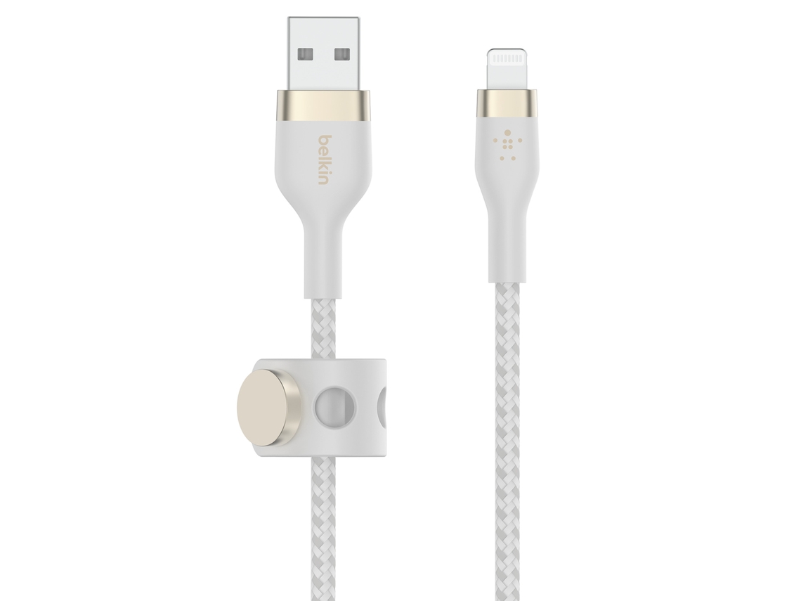 Cable usb-a a lightning trenzado de silicona BELKIN