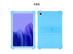Compatible con la tableta Samsung SM-T505C y la Tab A7 de 10.4 pulgadas. Funda de silicona suave antigolpes T500. Azul cielo.