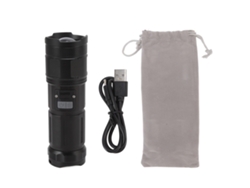 Bj-linterna Led Recargable 3500lm De Alta Potencia, Zoom, Portátil Para Exteriores Y Camping