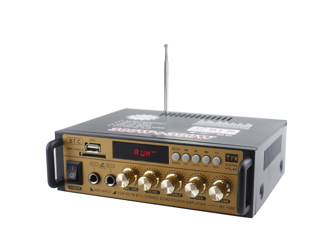 Amplificador de potencia para altavoces de radio, amplificador de instrumentos musicales
