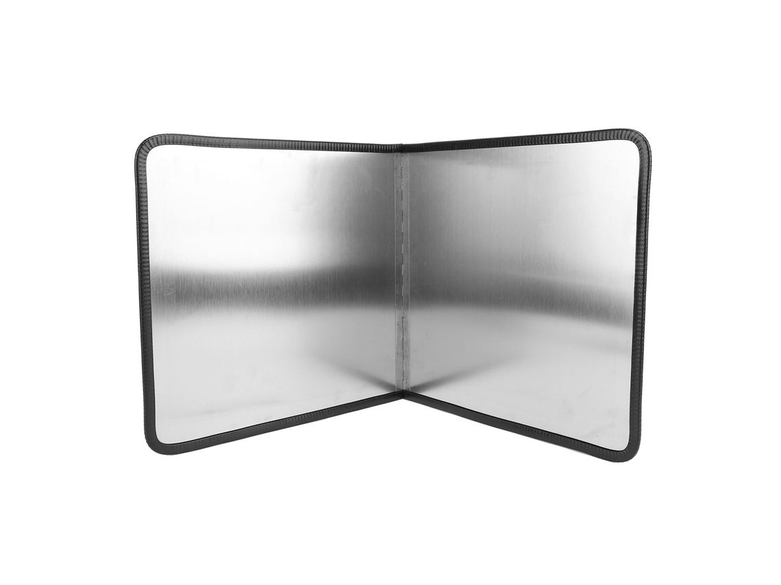 Protector Antisalpicaduras Plegable Para Encimera, 30 Cm, Acero Inoxidable 304, Antiadherente.