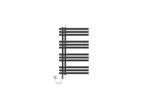 Radiador de baño Iron EM 600x1000 mm antracita con elemento calefactor 600W ECD GERMANY