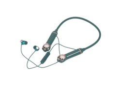 Fones De Ouvido Colar Bluetooth 5.3 Ipx5 Estéreo Com Luz Rgb E Magnético Para Academia Verde