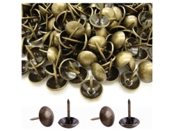 500 Clavos Decorativos De Bronce Para Tapicería De 17x11 Mm, Clavos Metálicos Retro Para Sofás, Muebles Y Bricolaje.