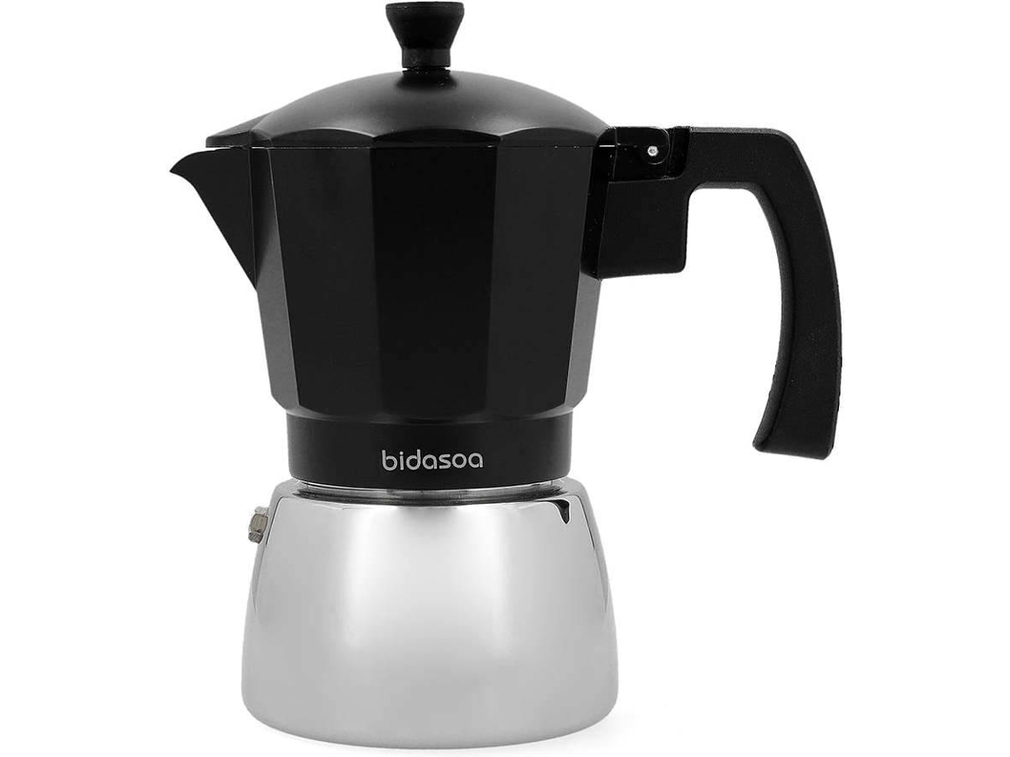 Cafetera BIDASOA Tribeca (6 Tazas - Negro)