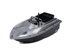 Barco de cebo RC, alcance de control de 500 m, capacidad de carga de 1,5 kg, luces de crucero LED, OEM negro