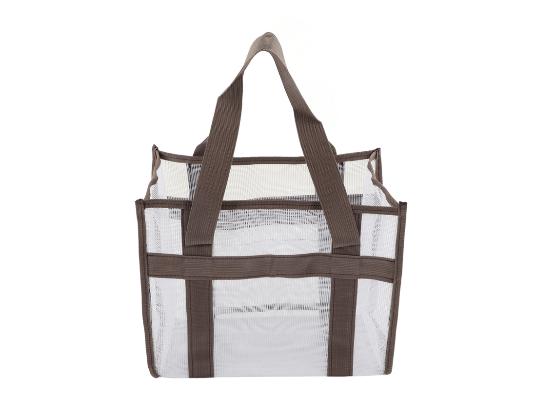 Bolsa De Malla Oxford Portátil De Gran Capacidad Para Guardar Conchas Marinas, Ideal Para La Playa, La Piscina Y Actividades Al Aire Libre.