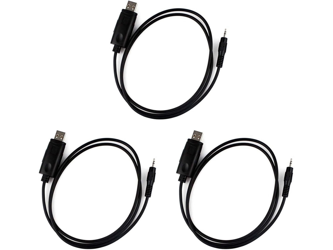 Cable De Programación Usb 3x Para Walkie-talkie Gp88s Gp2000 Gp3688 Gp3188 Cp040 Cp160 Cp200 Ep450