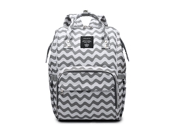 Elegante mochila impermeable para pañales, mochila de viaje multifuncional para mamá y bebé.