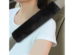 Cubierta De Cinturón De Seguridad Para Coche, Cojín Hombro Suave Universal, 25.4*6cm Negro, Cómodo Para Conducir, Multipropósito