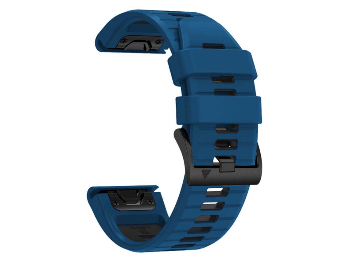 Timovo® Pulsera Deportiva De Silicona Hipoalergénica 22mm Compatible Con Garmin Fenix 7/7 Pro/7 Solar Azul