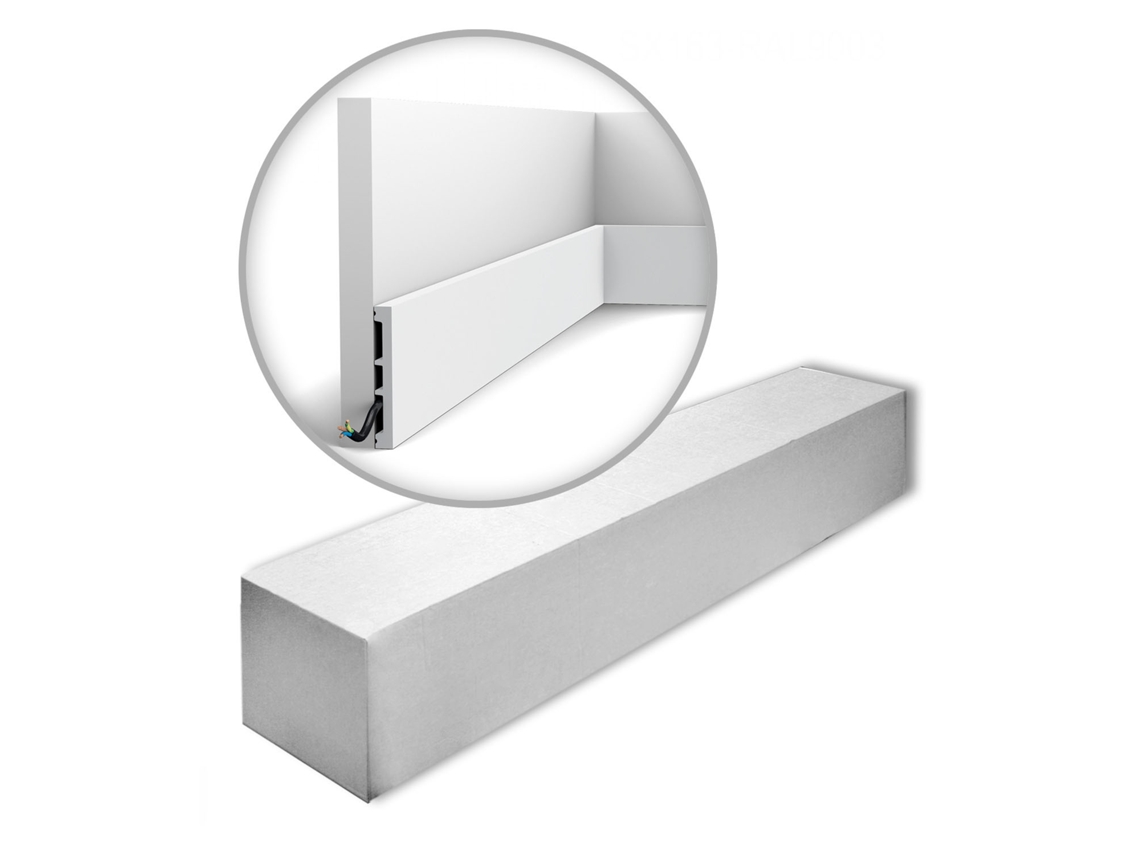 Moldura ORAC Decor Axxent Dx163-2300-Ral9003-Box Moldingframing Puertas 18 Piezas