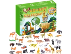 Calendario de Adviento de Navidad 2026 con cuenta regresiva de 24 días y caja de regalo Xin Aeuzwr