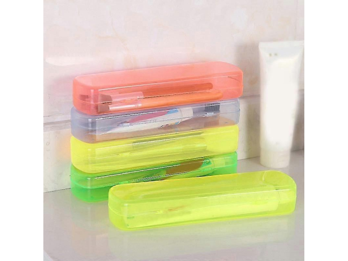 Recipiente Para Almacenamiento De Pasta De Diente Y Cepillo De Dientes Portátil Para Viaje Al Aire Libre Rosewell