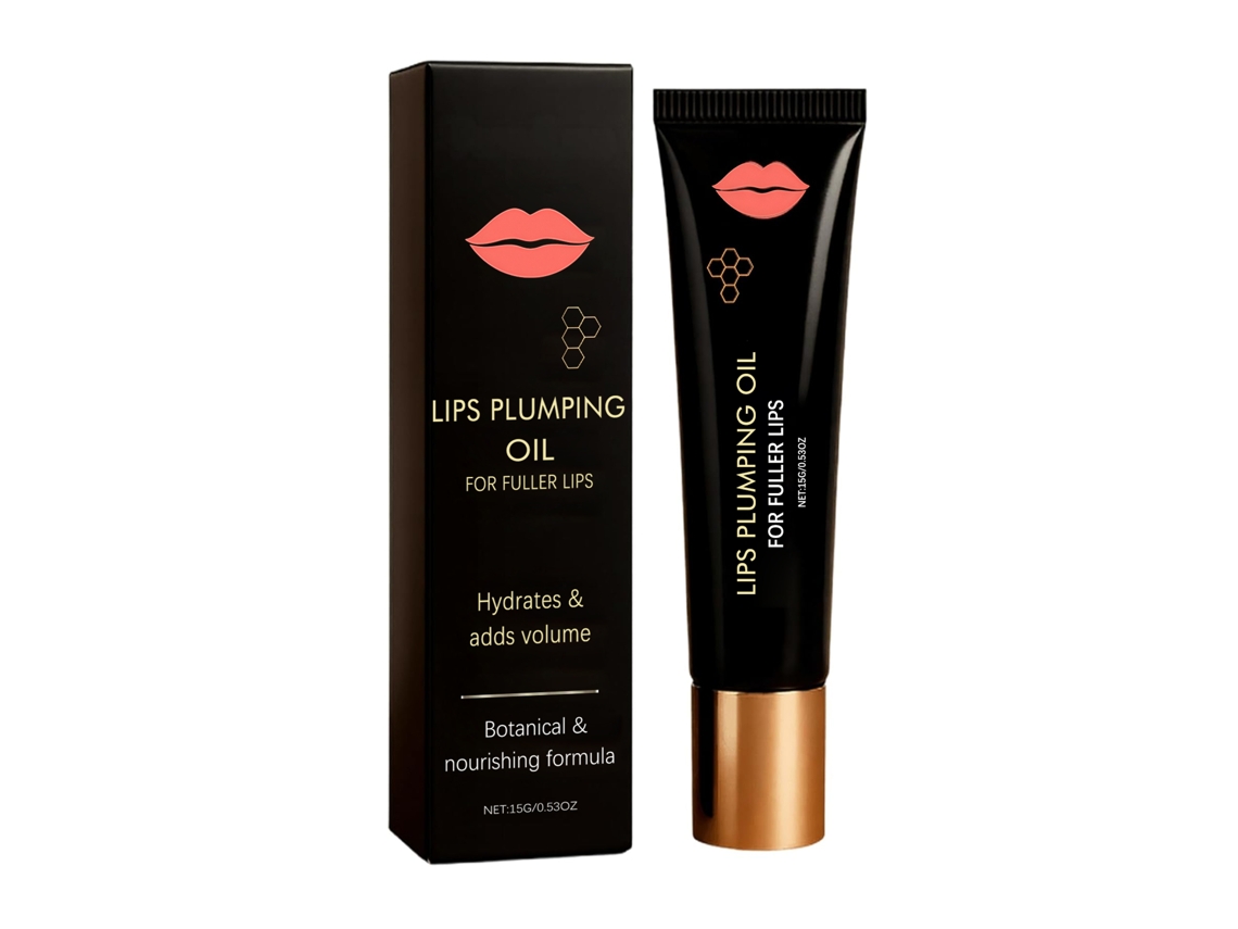Aceite labial nutritivo para dar volumen