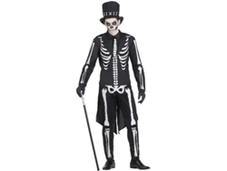 Disfraz de Hombre DISFRAZZES Esqueleto Elegante (Talla: M/L)