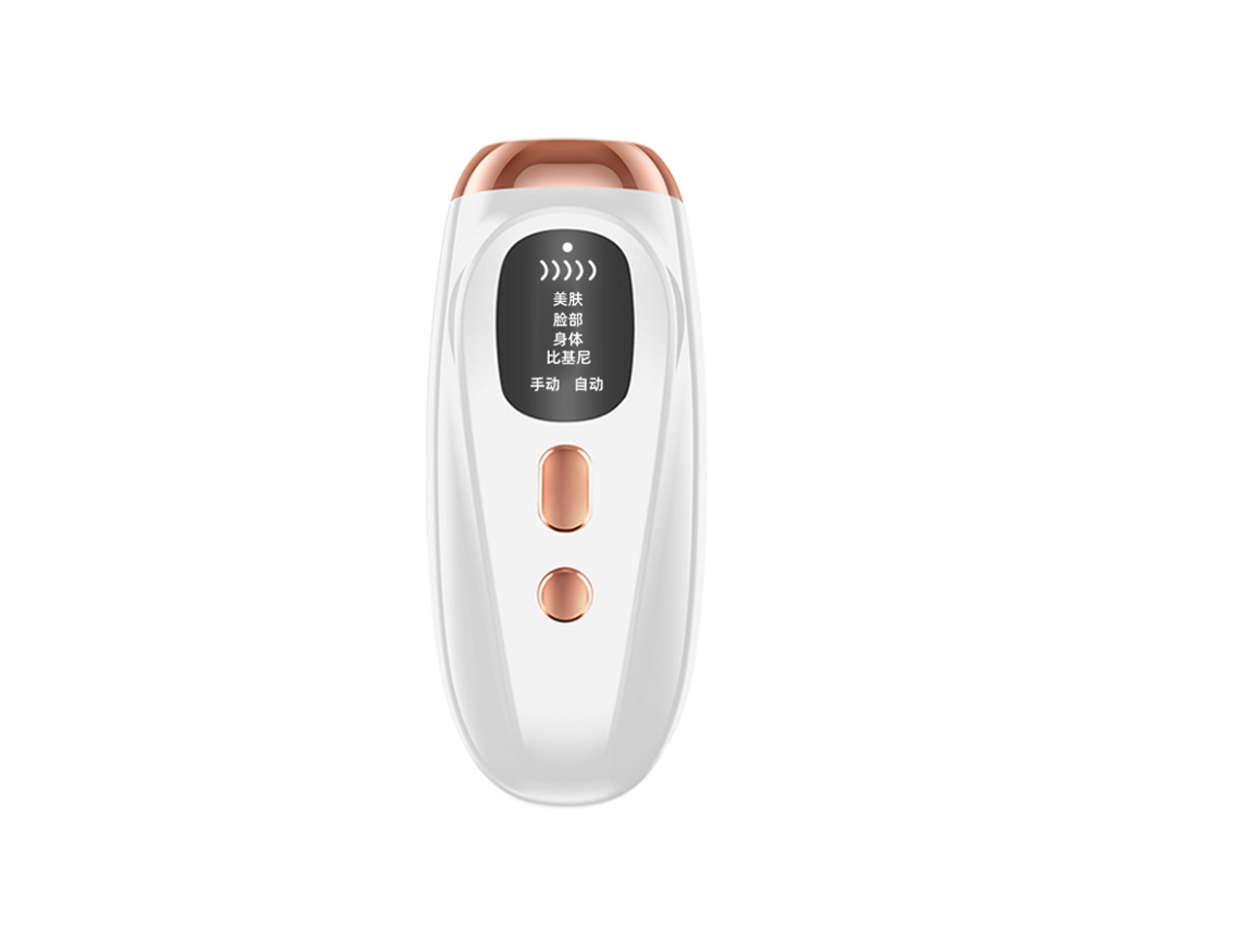 Dispositivo de depilación láser para hombres y mujeres Depilación flash Ipl Uso de cuerpo completo Adecuado para todo el cuerpo Blanco BISBISOUS