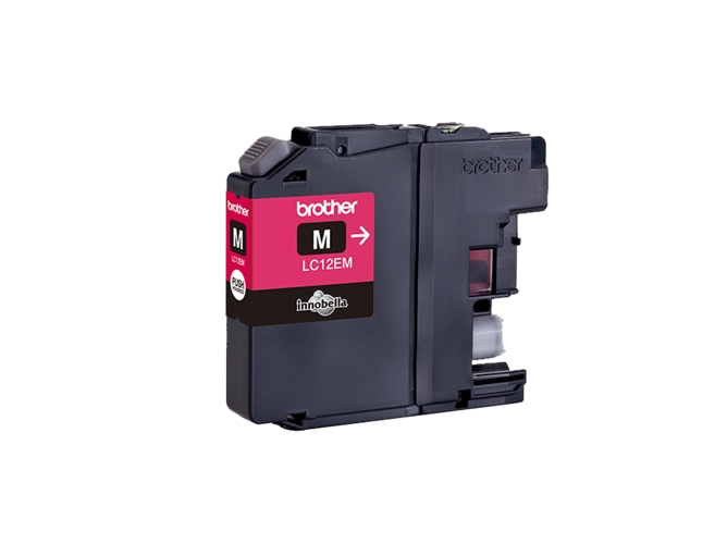 Cartucho de tinta Original BROTHER LC12EM Magenta 1.200 páginas para BROTHER MFC-J6925DW