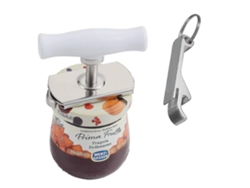 Tapón de acero inoxidable para la artritis, abre tapones fácilmente, portátil, como un llavero | Sin marca