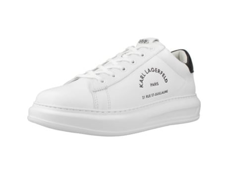 Zapatos de Hombre KARL LAGERFELD Kapri Mens Maison Tecido Blanco (41)