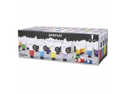 Kit De Tintas Acrílicas 36 Colores