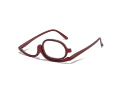 Gafas De Maquillaje Con Lupa Giratoria De 180°, Aumento De +1.0 A +4.0, Para Lectura Y Maquillaje.