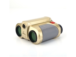 Prismáticos compactos de 4 x 30 mm con luz nocturna, regalo ideal para niños.