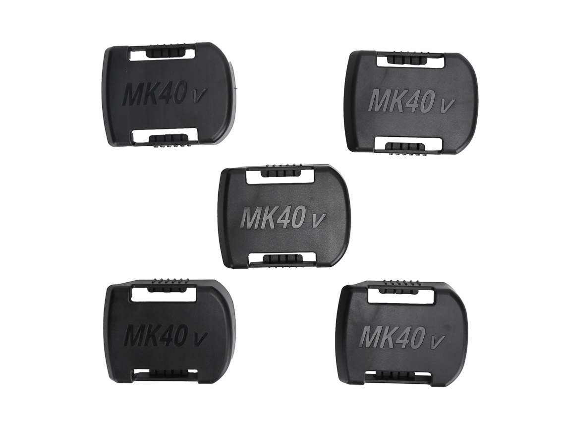 5 Soportes De Batería De Litio Abs Para Makita 40v, Soporte De Almacenamiento