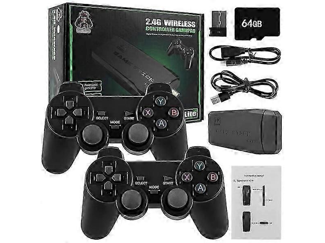 Nuevo 20000 4k Hdmi Tv Video Game Stick Consola De Juegos Retro Con 2 Controladores Inalámbricos 4k Game Stick 100 Nuevo Elik