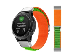 Correa Loop Alpine para Garmin MARQ Athlete Naranja y Verde