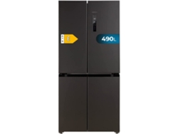 Cecotec Frigorífico Americano 4 Puertas Dark De 490 L Coolmarket 4d 490 Dark E. 183 Cm De Alto, 91 Cm De Ancho, Bajo Consumo