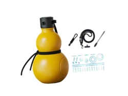 Botella De Agua En Forma De Calabaza, Botella Deportiva Exclusiva En Forma De Calabaza Para Oficina, Viajes, Verano, Negro Degradado. Rosewell