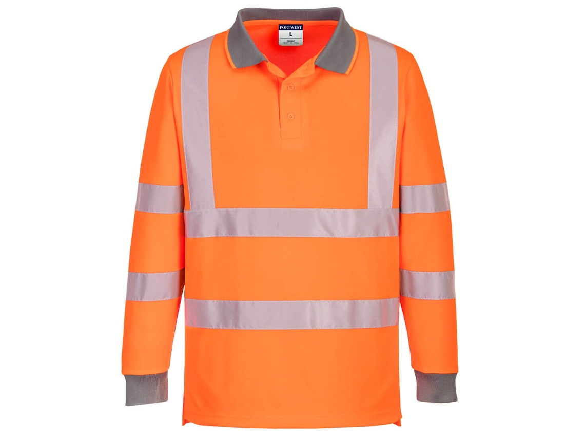 Polo ecológico de alta visibilidad Portwest M/L, comodidad y sostenibilidad, amarillo, talla XXL (paquete de 6)