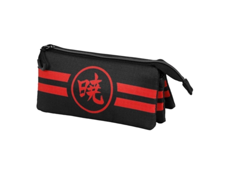Portatodo Naruto Sunrise Estuche Triple ECO, Negro