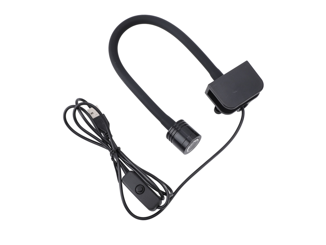 2026-luz Led De Pinza Para Acuario Pequeño, 3-6 Galones, Luz Blanca De Alta Luminosidad, Para Agua Dulce Y Salada