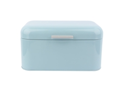 Panera Metálica De Color Liso Estilo Retro Con Gran Capacidad Para Almacenamiento En La Cocina - Azul